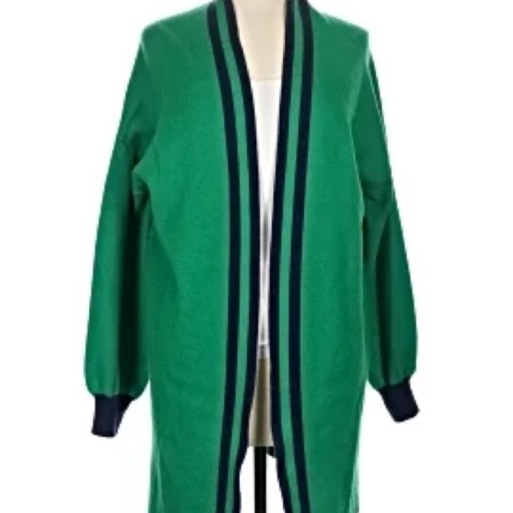 Crown & Ivy Green and Navy Cardigan